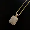 hot sales stainless steel diamonds pendant necklace jewelry