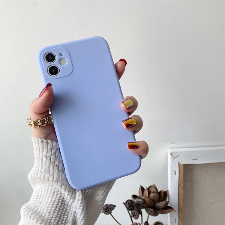 

Hot Sale Solid Color Cube Square 1.5mm Straight Edge Soft Silicone TPU Cell Mobille Phone Back Cover Case For Huawei Mate 30 Pro