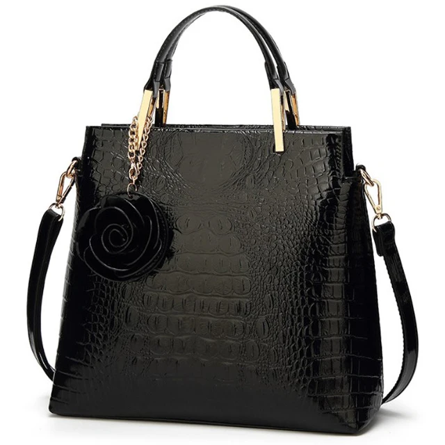 

New High Quality Luxury Embossed Patent Leather Women Handbags Brand Casual Tote Fashion Ladies' Shoulder Bags