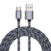 2019 OEM ODM Nylon Braided USB Cable Type C Fast Charging Cable for Samsung Huawei