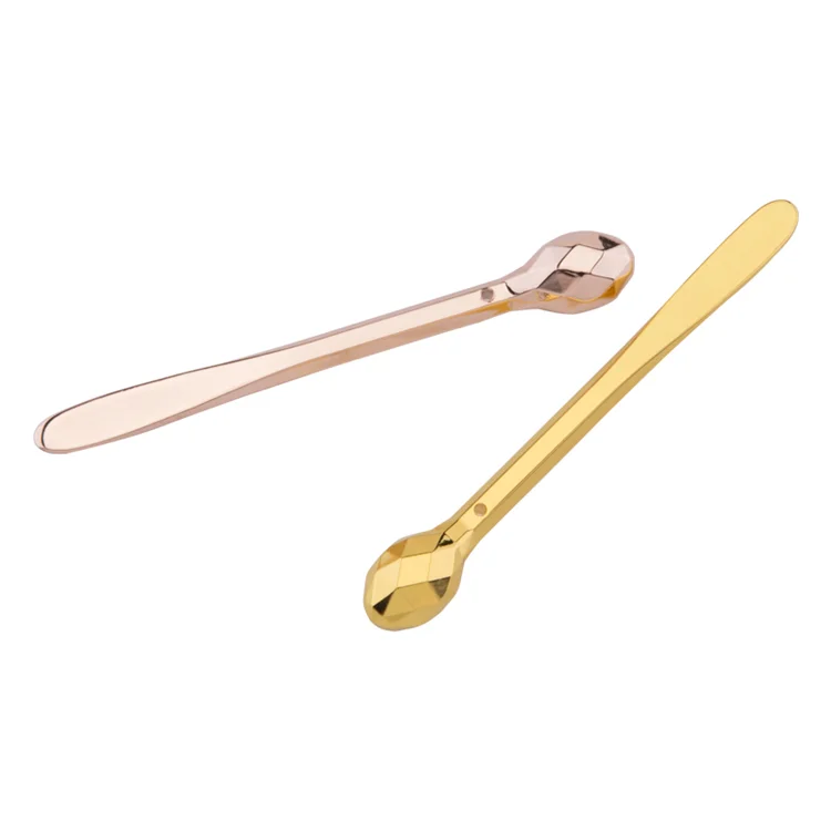 

2021 Top quality Zinc alloy Mini portable Eye massage beauty tools Cosmetic Spatula Spoon, Customized