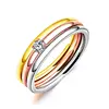 Factory Direct Sale Titanium Steel Fashion Jewelry Stainless Steel Knurled Ring