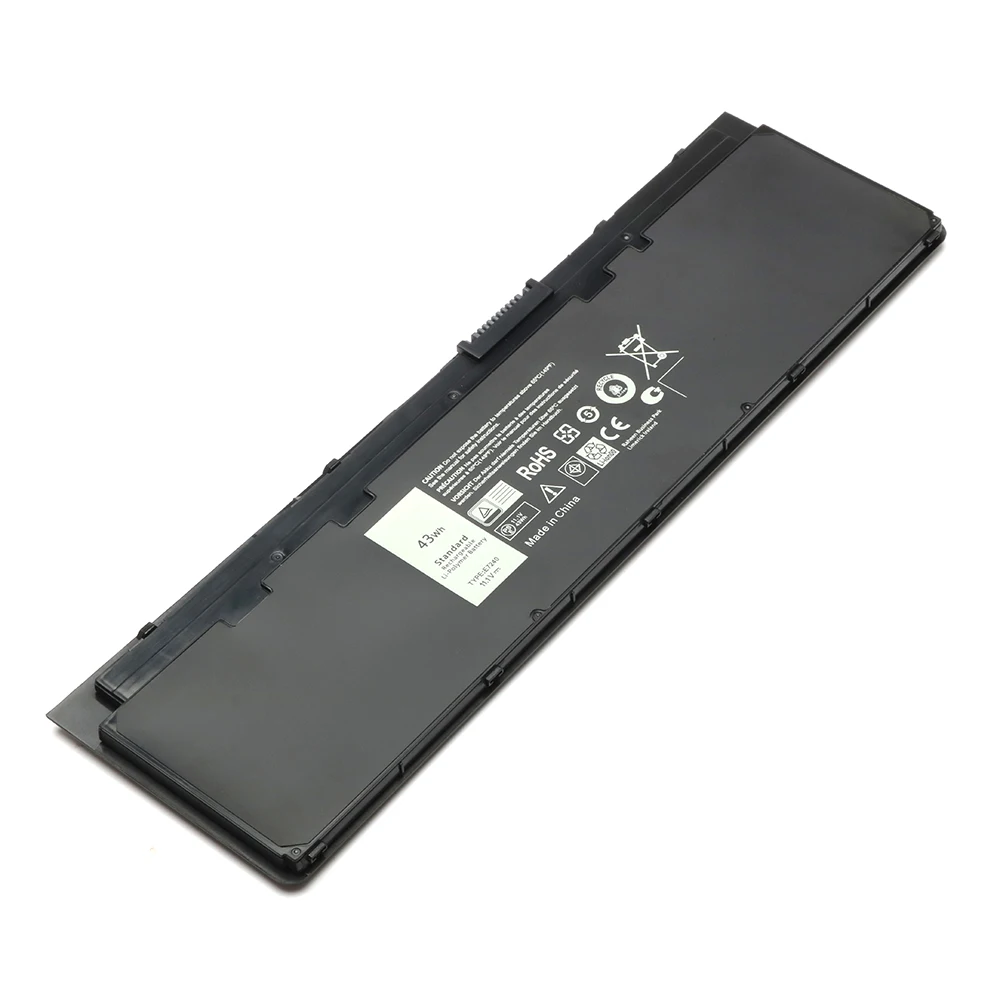 

3800mAh 11.1V 43WH GVD76 WD52H Laptop battery for Dell Latitude E7240 GVD76 Notebook battery, Black