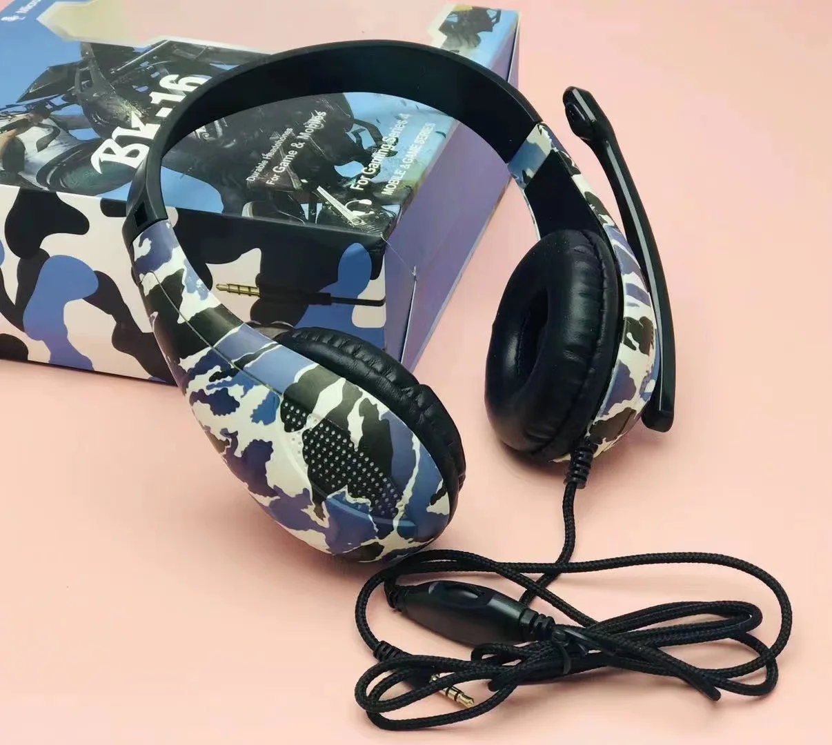 

BK-16 The latest hot - selling game headset surround sound cable game headset with microphone