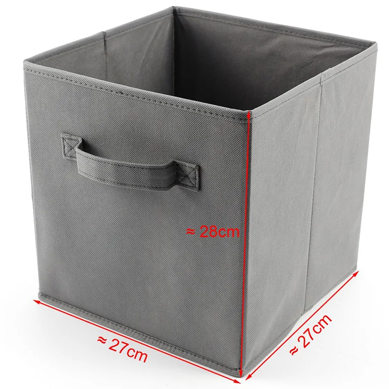

2020 hot sell foldable non woven Clothing storage box for home organizer, Grey/black/white/customized
