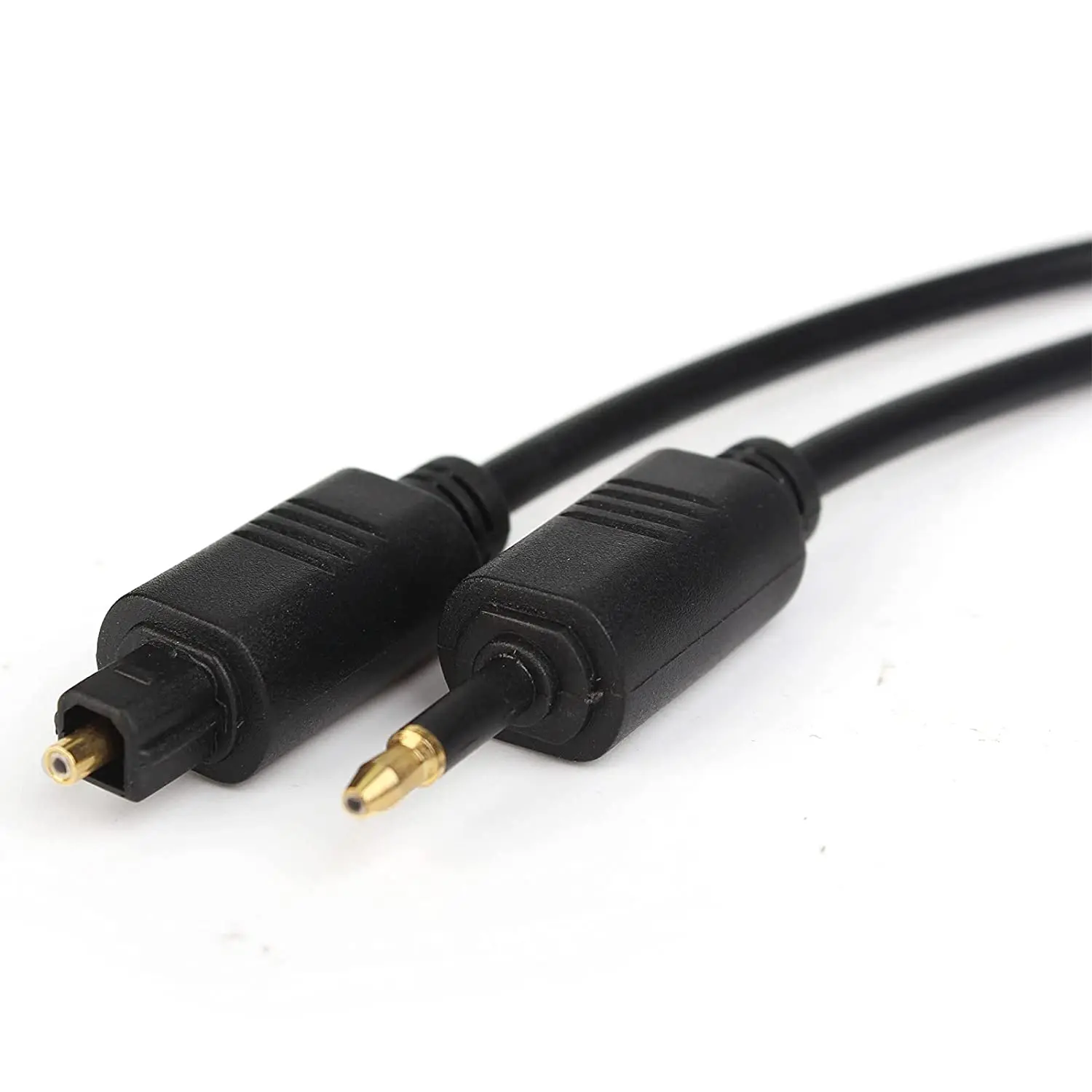 

Top quality cabletolink factory 3feet / 1meter Toslink to Mini Toslink Cable Audio Cable - Black - Digital Optical Cable, Balck