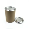 Custom Printed Round Kraft Paper Box for Daily Use with Easy Plug Lid