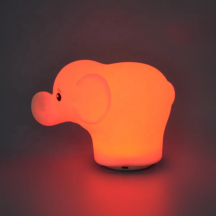 elephant night light with music