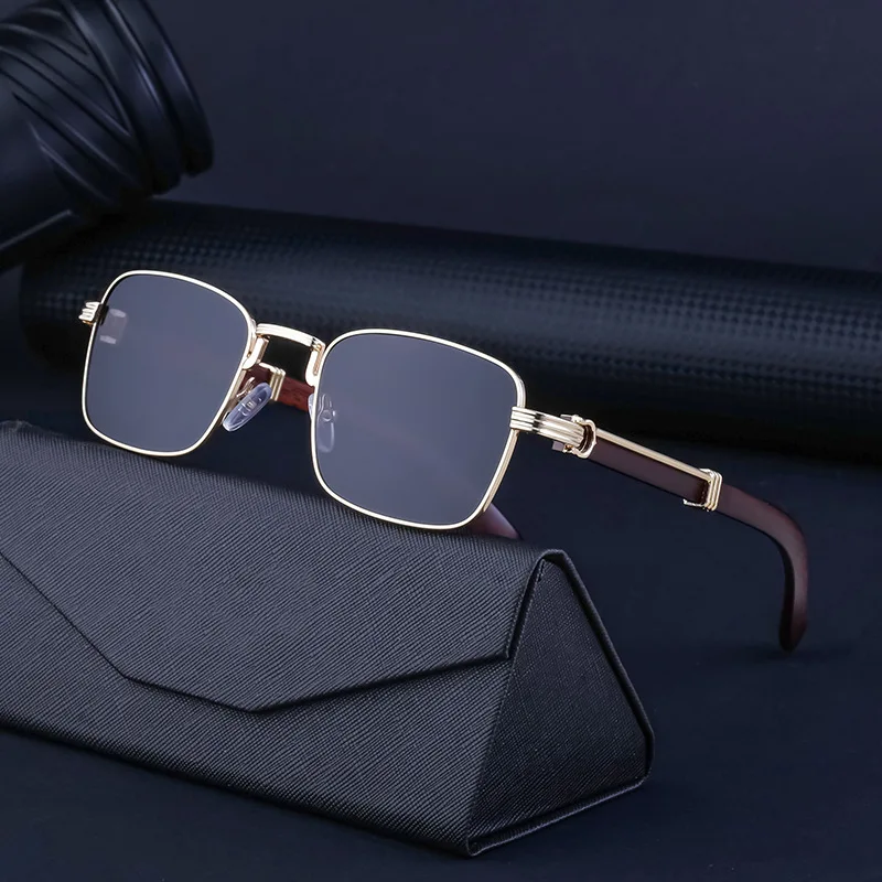 

LBAshades 7561 Retro Sunglasses Men Driving Square Frame Sunglasses Metal Women Shades Wholesale