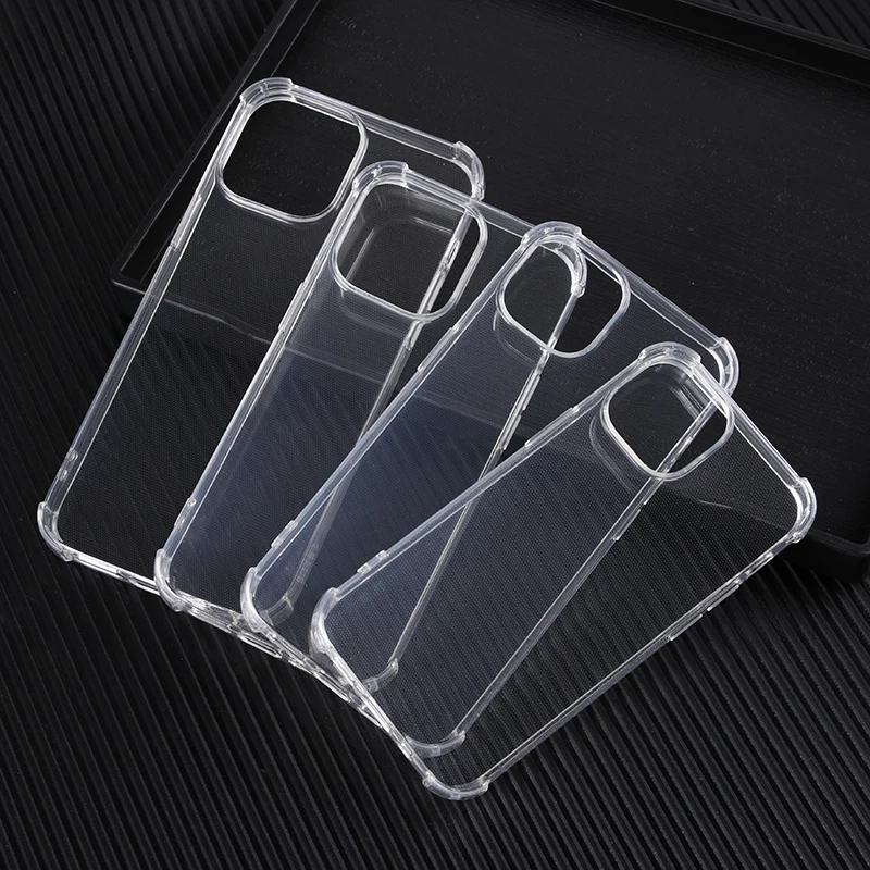 

Factory wholesale TPU Rubber transparent crystal clear Custom Phone Case for iPhone 11 12 Pro max 13 pro max