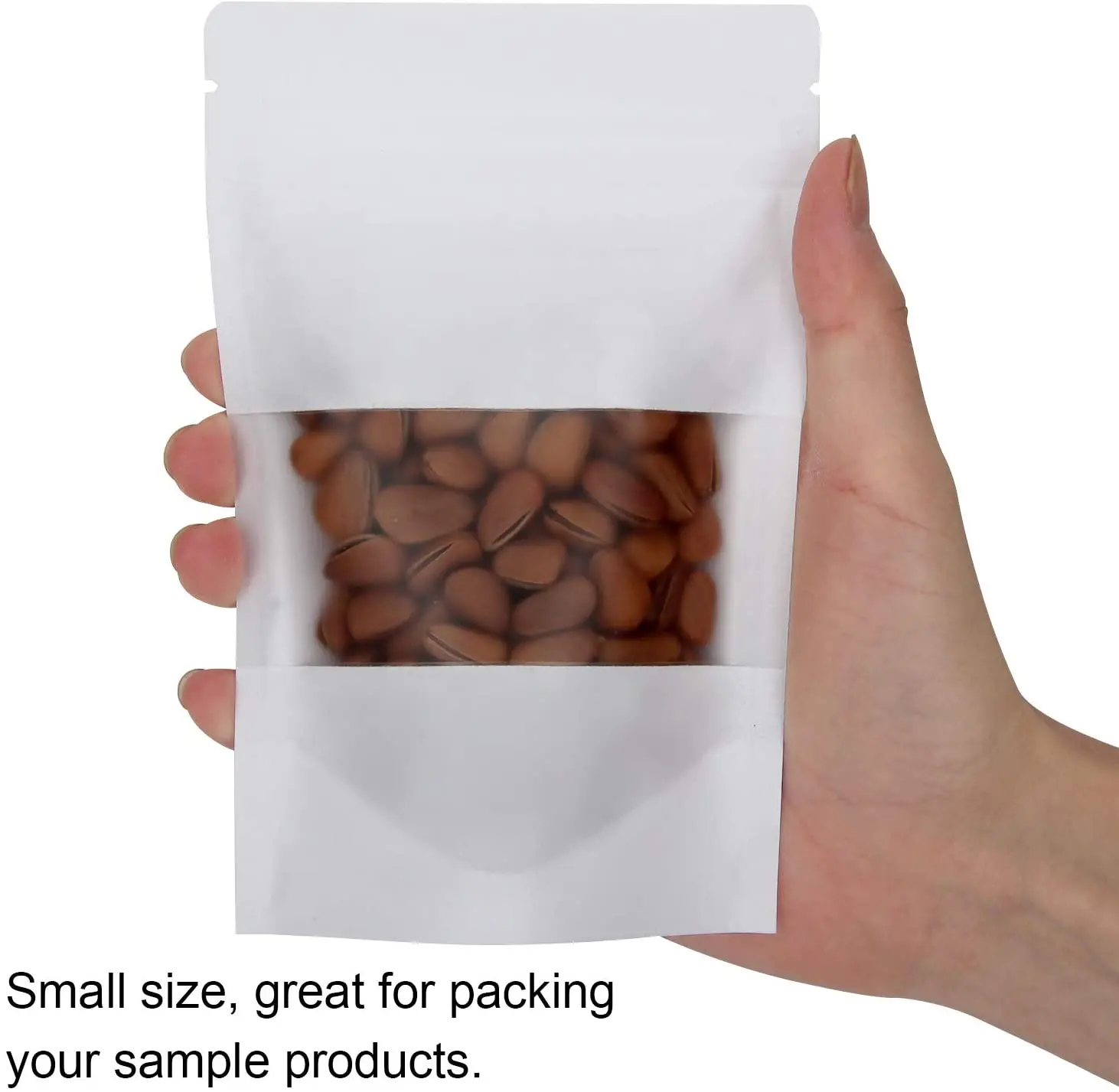 

Eco friendly brown food grade craft packing kraft paper bag with custom logo print