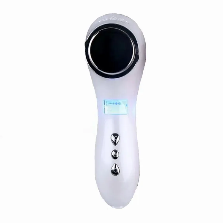 

Face Beauty Massager Hot Cold Hammer Ultrasonic Cryotherapy Body Neck Eye Spa Ion Beauty Instrument with 1000mah battery
