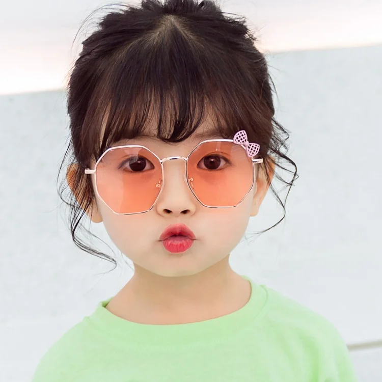 

DOISYER Children Cute Fashion Newest Trendy Colorful Luxury Square Shades Kids Sun Glasses Sunglasses