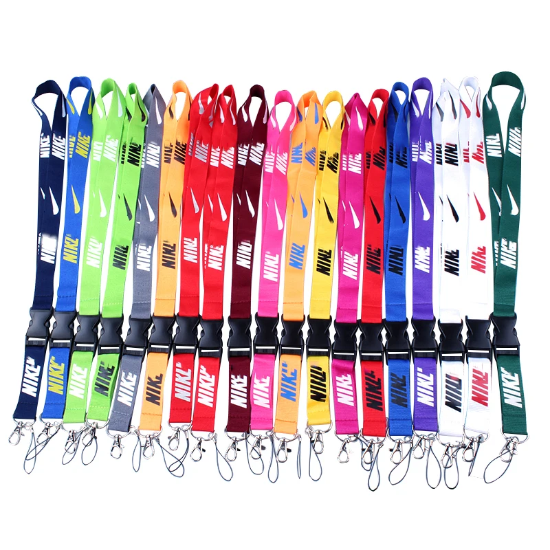 
Cheap personalized nylon polyester key keychain neck woven sublimated blank custom made printed single strap lanyard with logo  (60740216316)