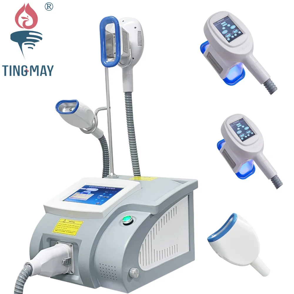 

TM-920 portable cryolipolysis fat freezing slimming machine with cryo double chin handle for salon and home use