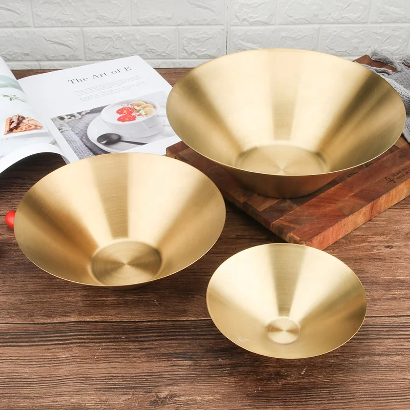 

Japanese creative tableware set, ousehold large ramen, rice, noodles, soup bowl, Gold and silver