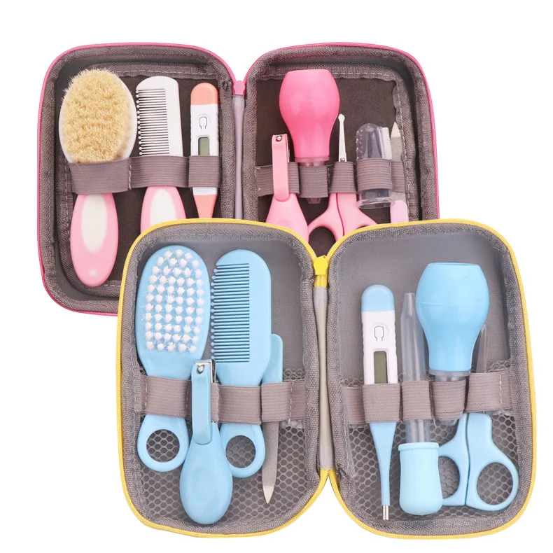 

Fantastic Quality 8pcs Baby manicure set Kids Grooming Set Baby Baby nail Care Kit