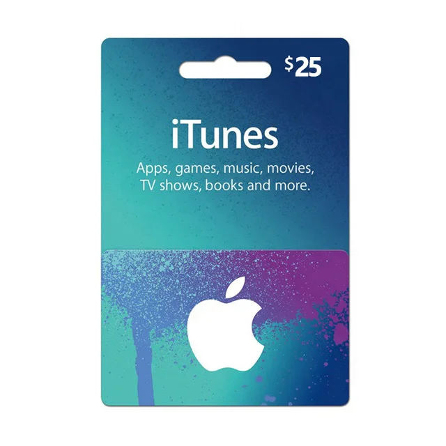 

itunes gift card $25 US dollars digital code email delivery