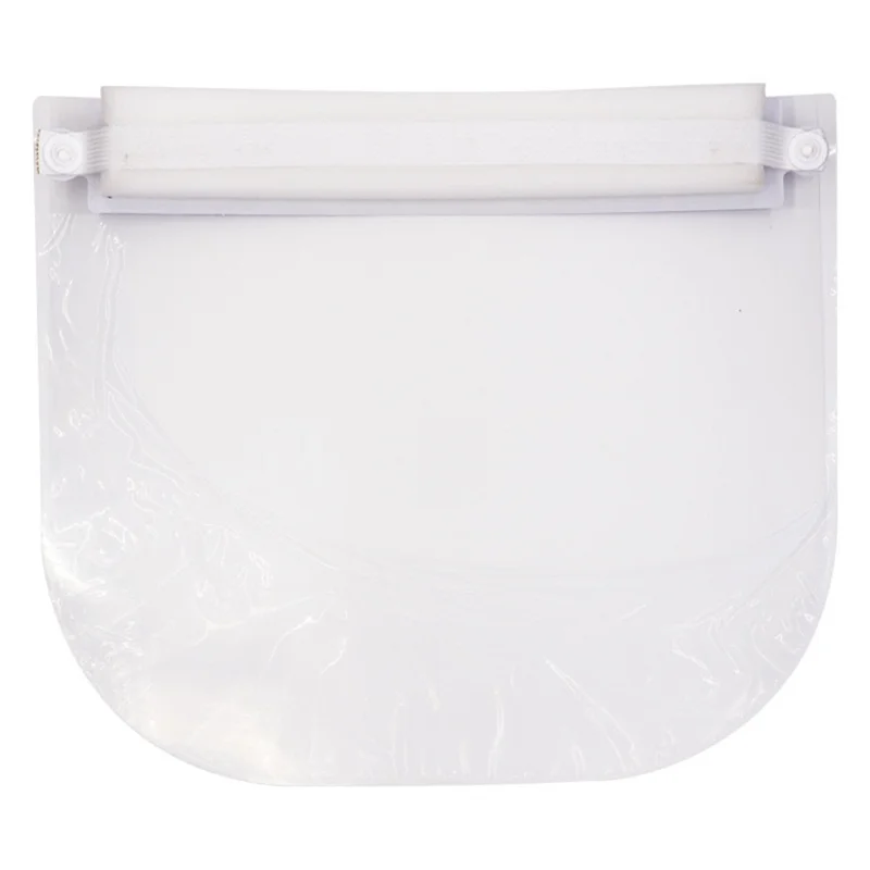 
China Factory directly Safety Certification reusable full cover protection Face Shield Clear Transparent anti-fog PET 