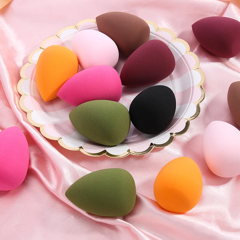 

Amazon Hot Low Moq Makeup Beauty Sponge Blender Waterdrop Latex Free Sponge Set