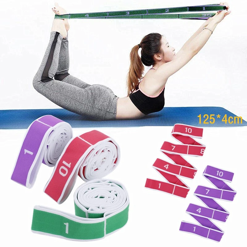 

1pc Sport Resistance Band Dance Yoga Auxiliary Stretching Belt Latin Training Elastic Bands Stretch Strap