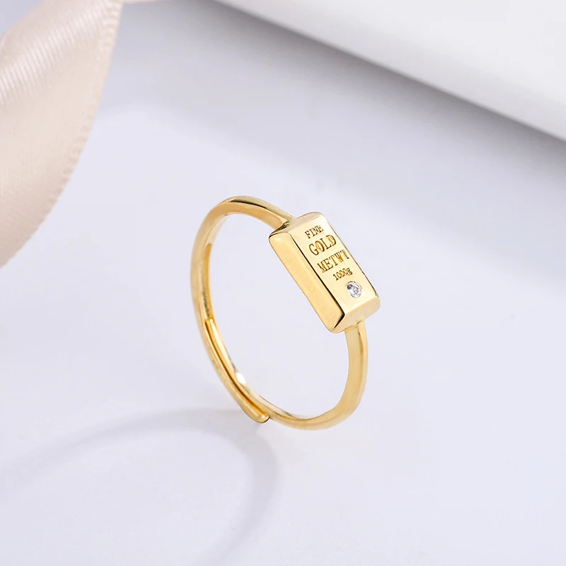 

Factory sale custom anillo de mujer 925 initial letter ring 18k gold