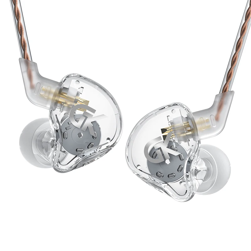 

KZ GST Comfortable headphone 1DD+1BA Driver HiFi experience hybrid technology in-ear wired headphones