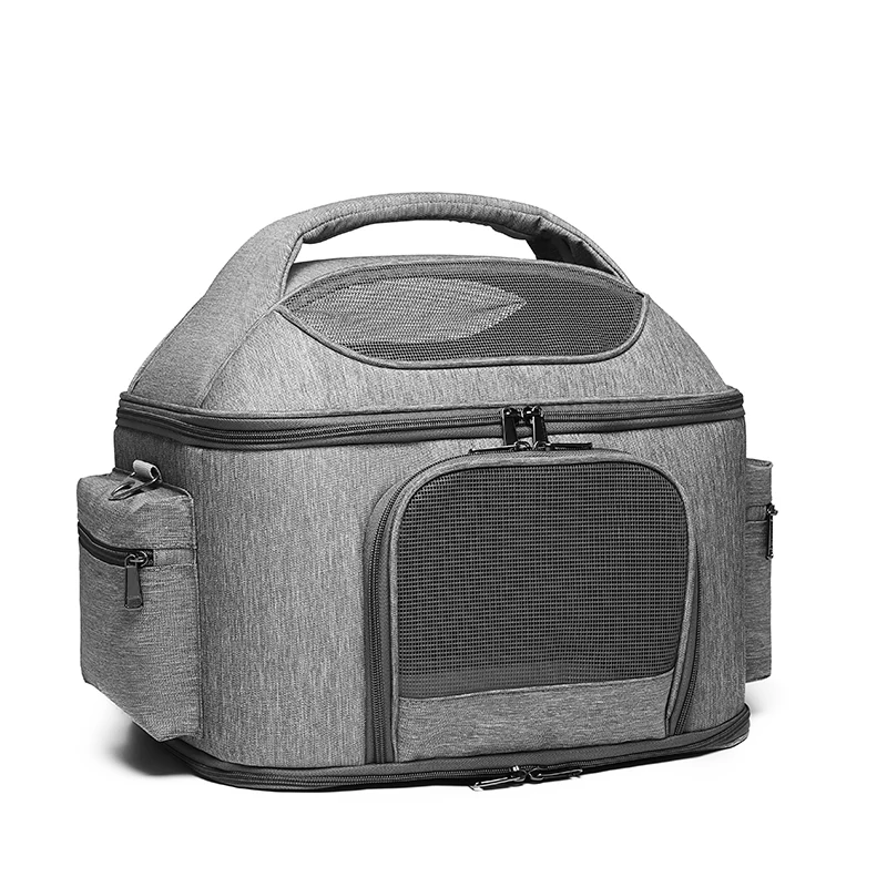 

Kennel cat cage upgraded version of pet supplies foldable Eco-friendly breathable pet backpack small dog outing cat bag