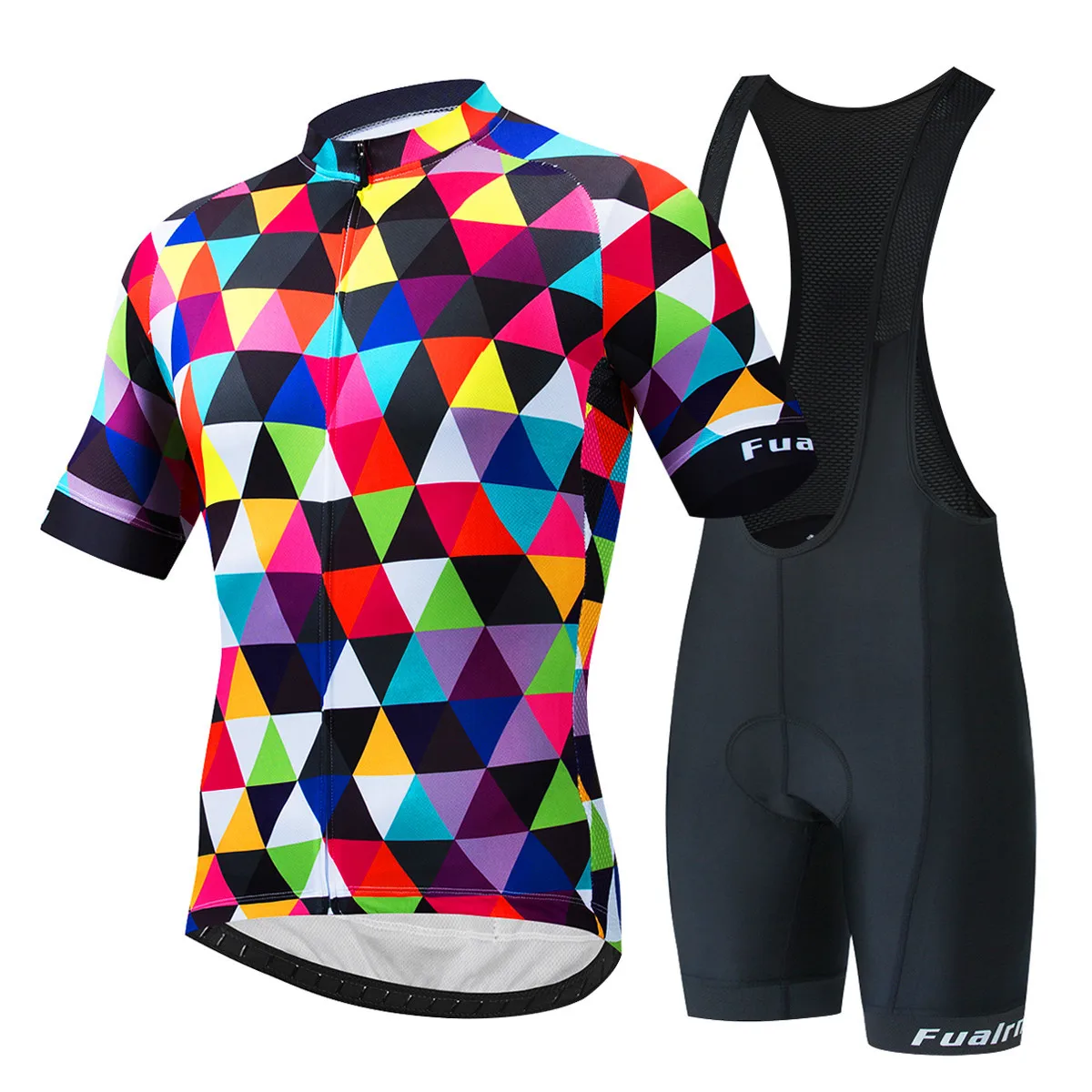 

100% Polyester Pro Cycling Jersey Set MTB Bicycle Clothes Sportswear Bike Clothing Maillot Ropa Ciclismo Cycling Set, Optional