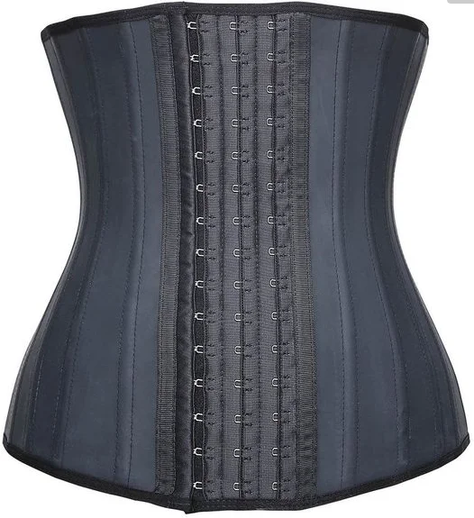 

110209 steel bone Latex Waist Trainer Cincher Corset Belly Slimming Loss Girdle faja reductoras y modeladoras mujer Colombianas