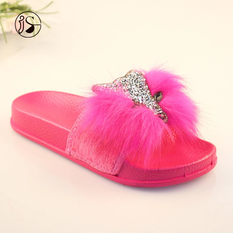 

Fox decoration high quality design slippers slides women, Picture