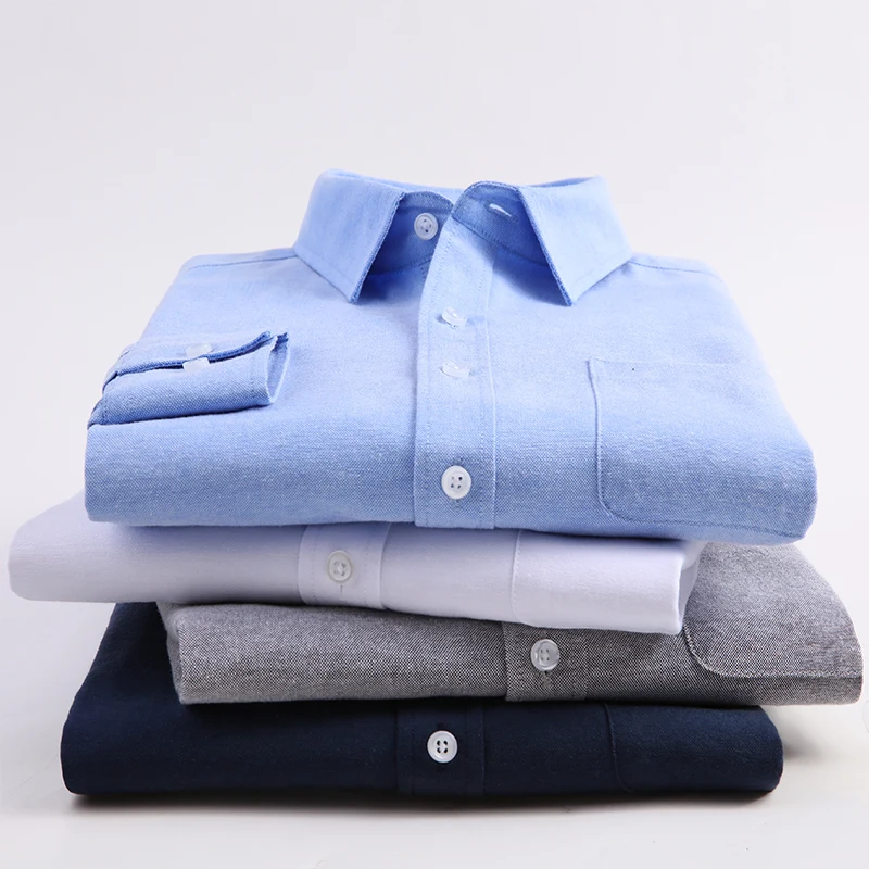 

OEM Custom Fashion Casual Long Sleeve Male Business Shirts Formal Dress Shirts Men