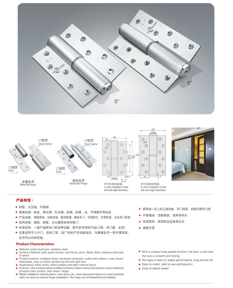 Hydraulic Buffer Hinge Automatic Slow Self Closing Door Hinges Buy