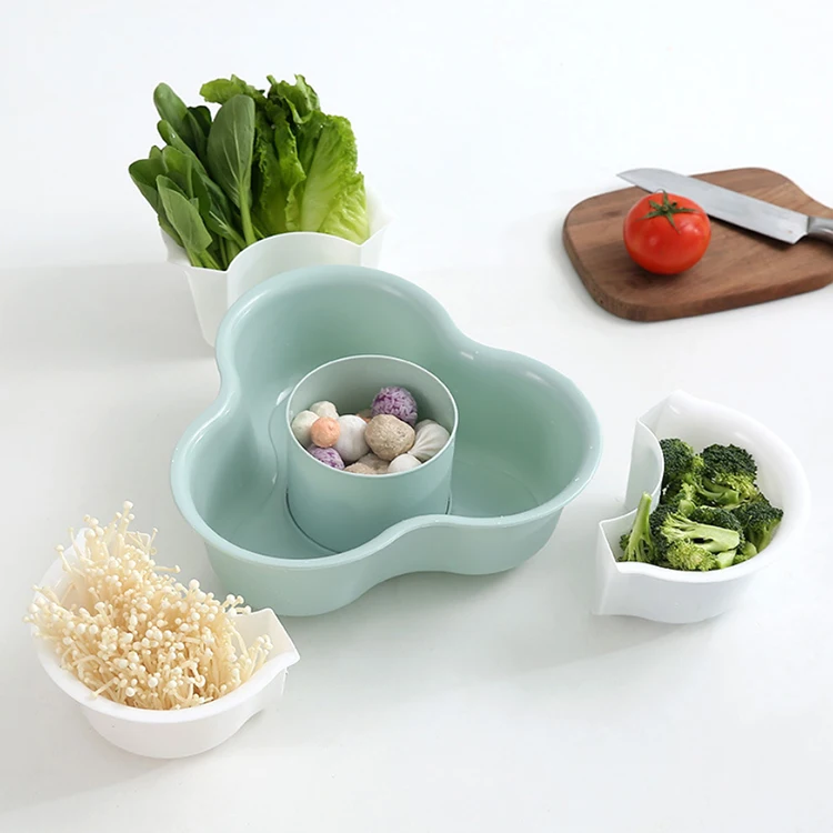 

A2591 Kitchen Tool Double Layer Storage Containers Colander Wash Vegetable Basket Plastic Drain Fruit Strainer Washing Basket, Picture