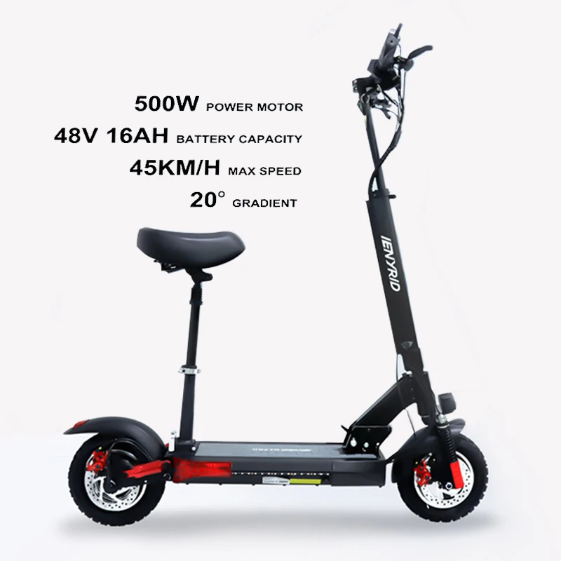 

kugou M4 Pro self-balancing electric scooters 10inch fat tire electric scooter with seats 48v 500w Off-road Electric Motorcycles