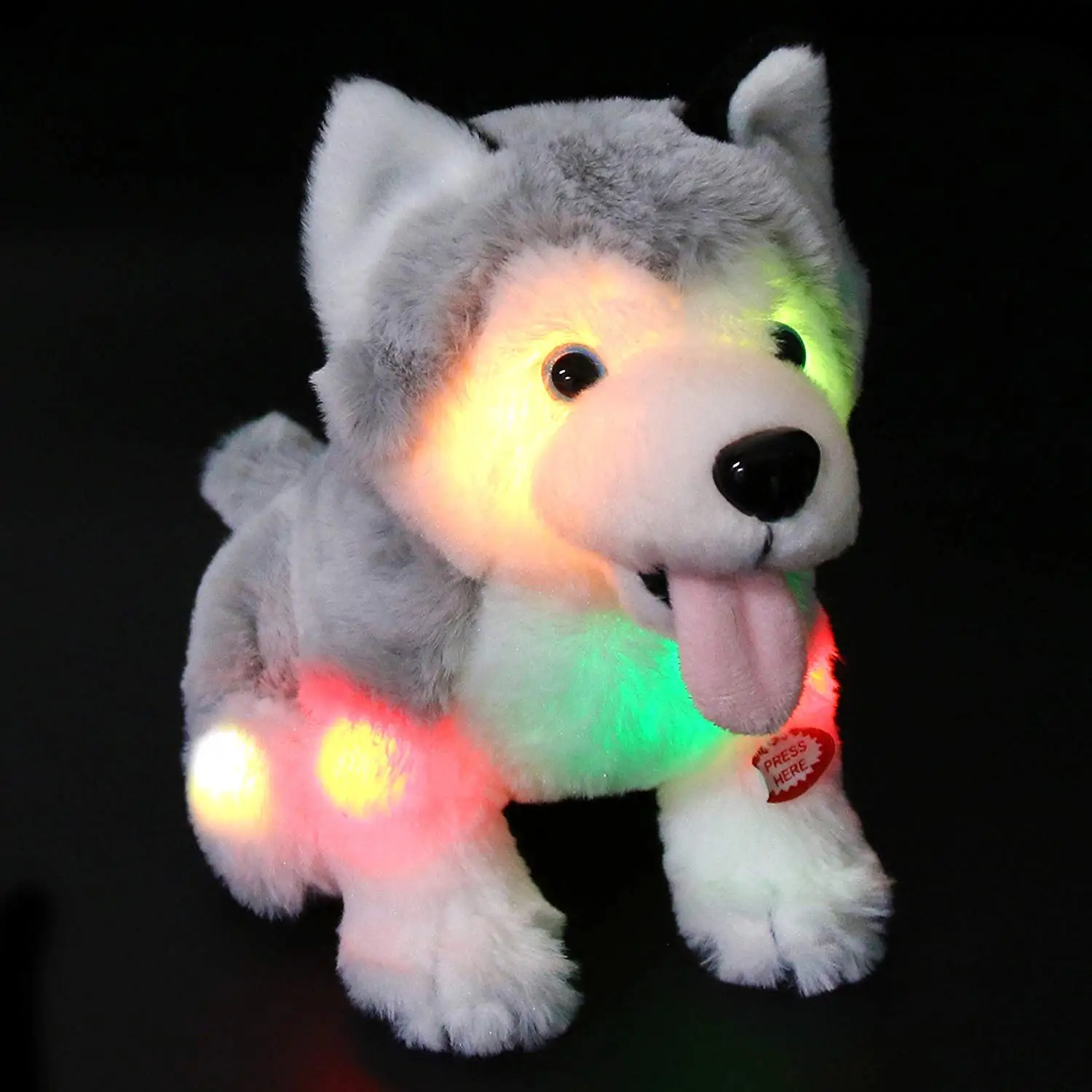 stuffed animal with light up tail