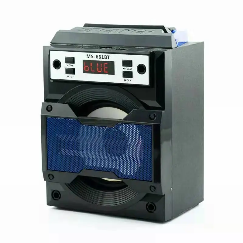 

MS-661BT 2020 audio wholesale MINI wireless TF / USB / AUX portable blutooth speaker
