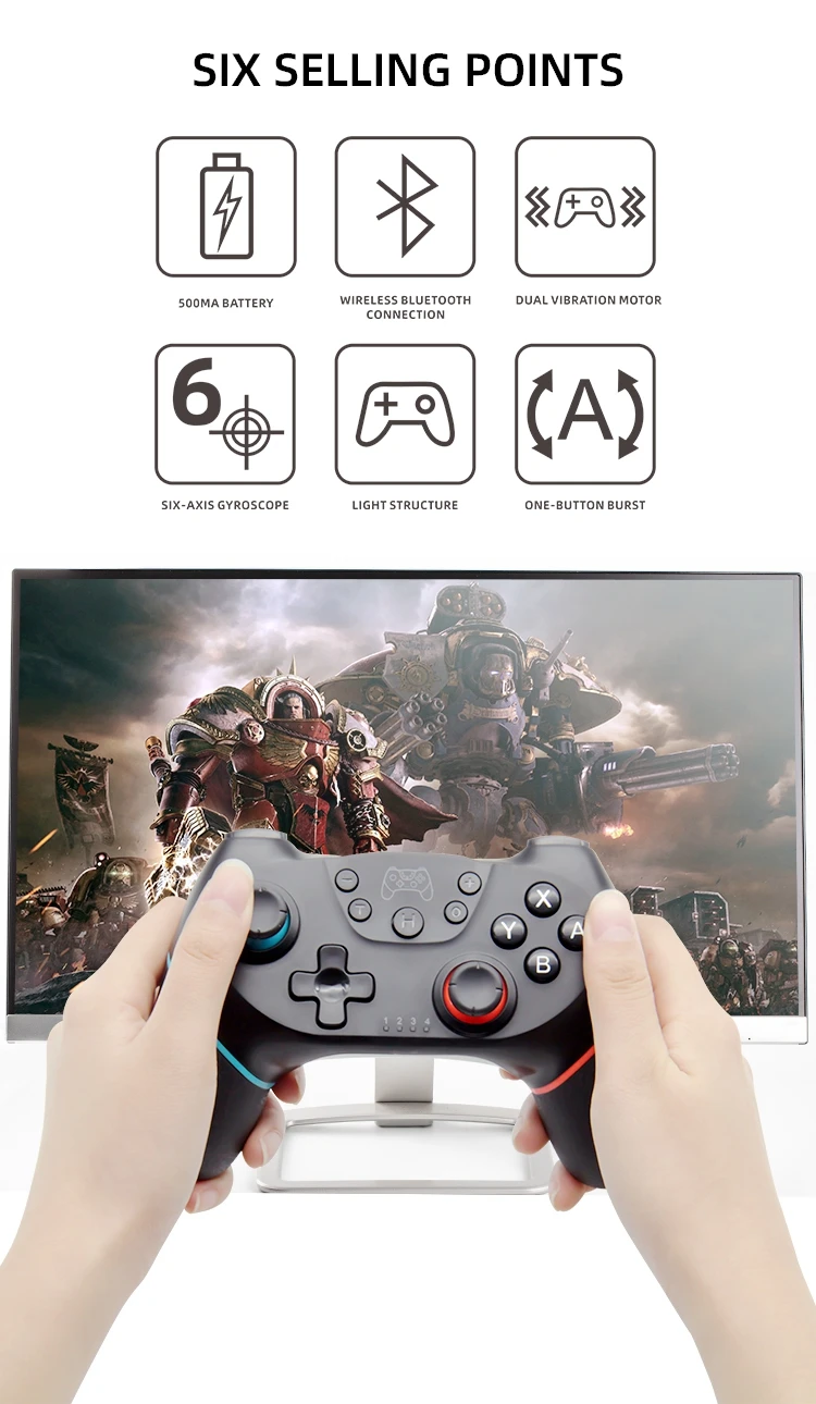 New Wireless Gamepad For Nintendo Switch Pro Game Controller - Buy ...