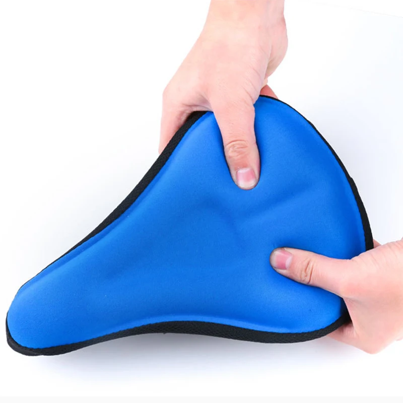 

Soft Bike Pad Seat Riding Breathable Cycling Cushion Comfortable Bicycle Saddle Cover, 3 color