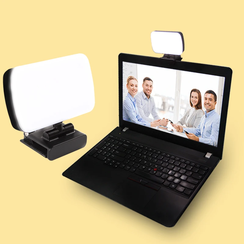 

Adjustable brightness and color temperature Portable and Light weight video conference lighting kit