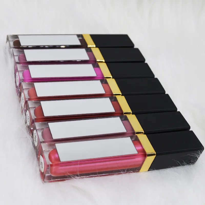 

41 color led lipstick gloss private label with mirror lip tint custom lipstick