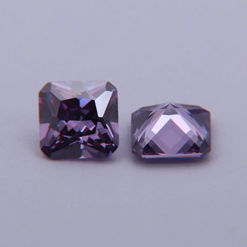 

Diamond L-Amethyst Cushion Cubic Zircon Grade Best Quality Stones