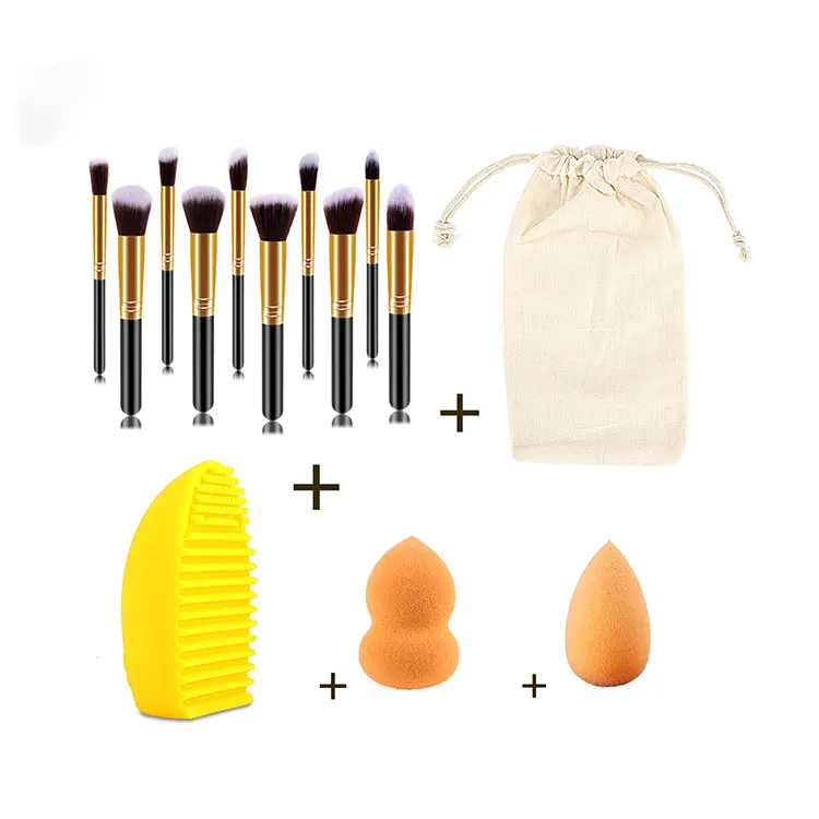 

1-7-13 2021 top private label high quality soft colored makeup brush, Beige