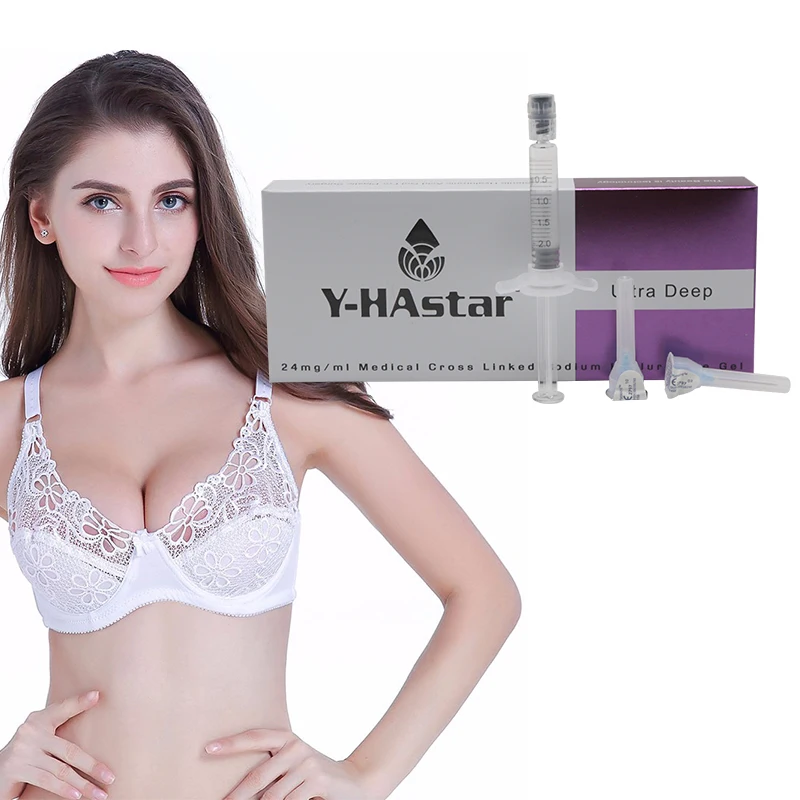 

Cross Linked 10ml Hyaluronic Acid filler For Buttocks Breast Injectable, Transparent