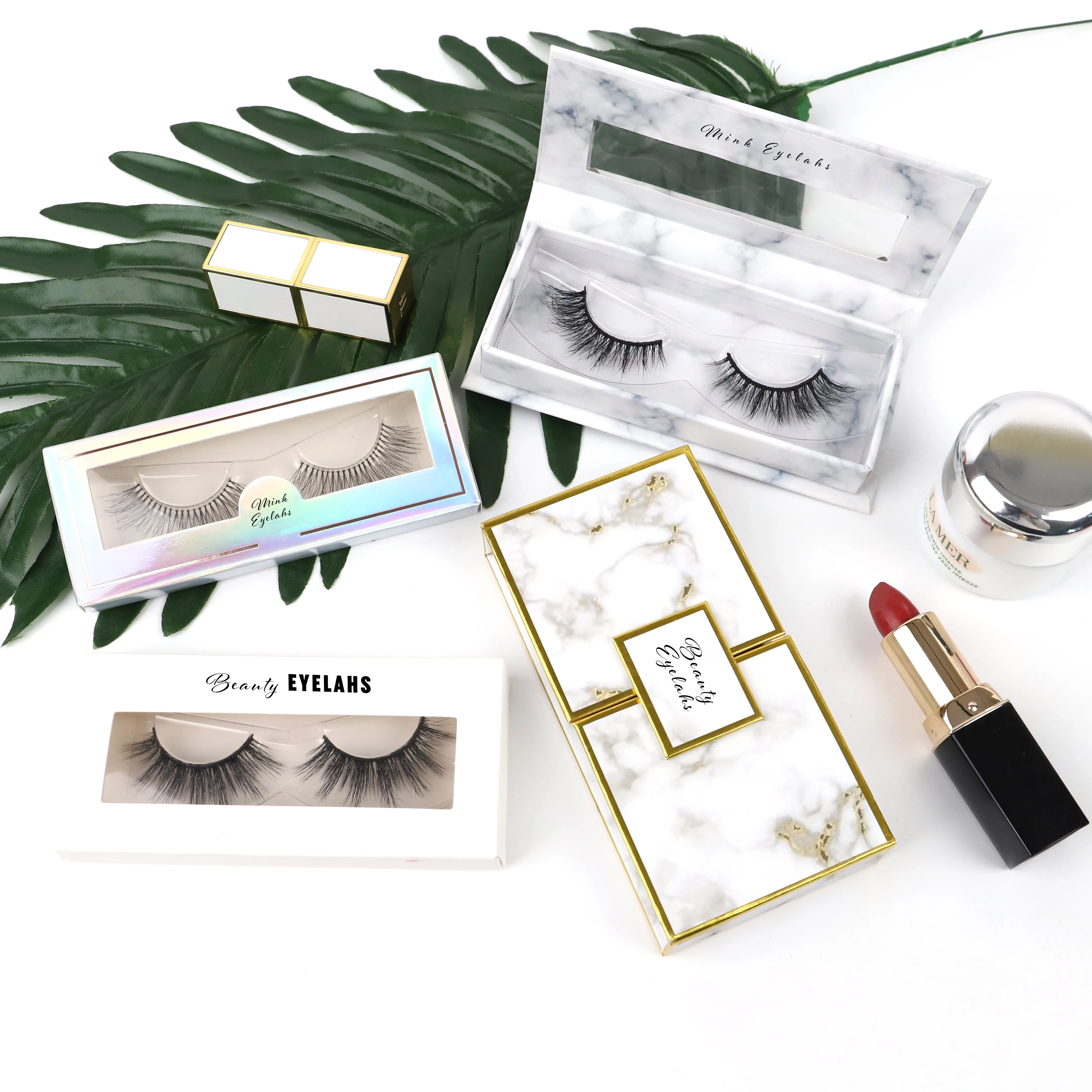 

New Design Private Label Eyelash Vendor Wholesale Fluffy Mink Eyelashes