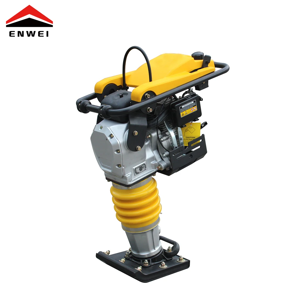 Enwei80k Pneumatic Tamping Rammer Plate Held Soil Land Trench Hand