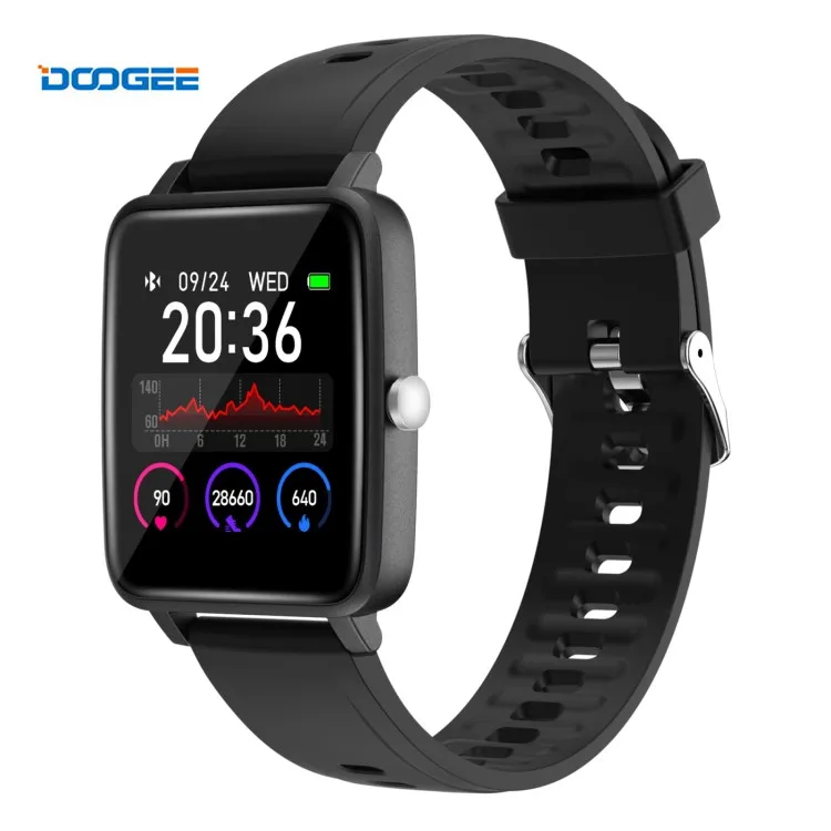 

Cheap Smart Watch DOOGEE CS1 IP68 Waterproof Touch Color Screen 12 Exercise Modes & Heart Rate & Sleep Monitor Fitness Tracker