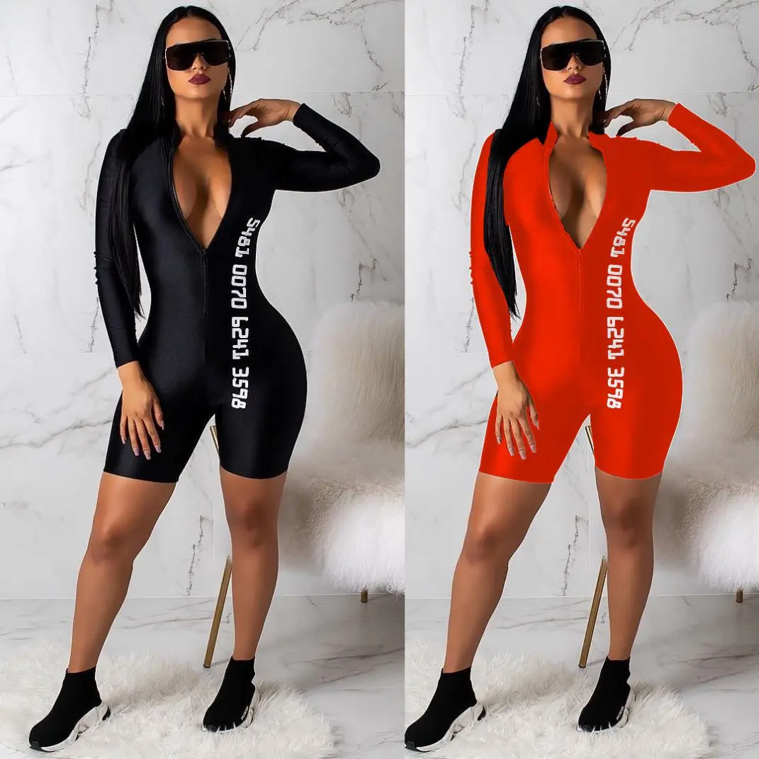 

2021 Body v-neck vest shorts jumpsuit short sets women one piece jumpsuit, 5 colors