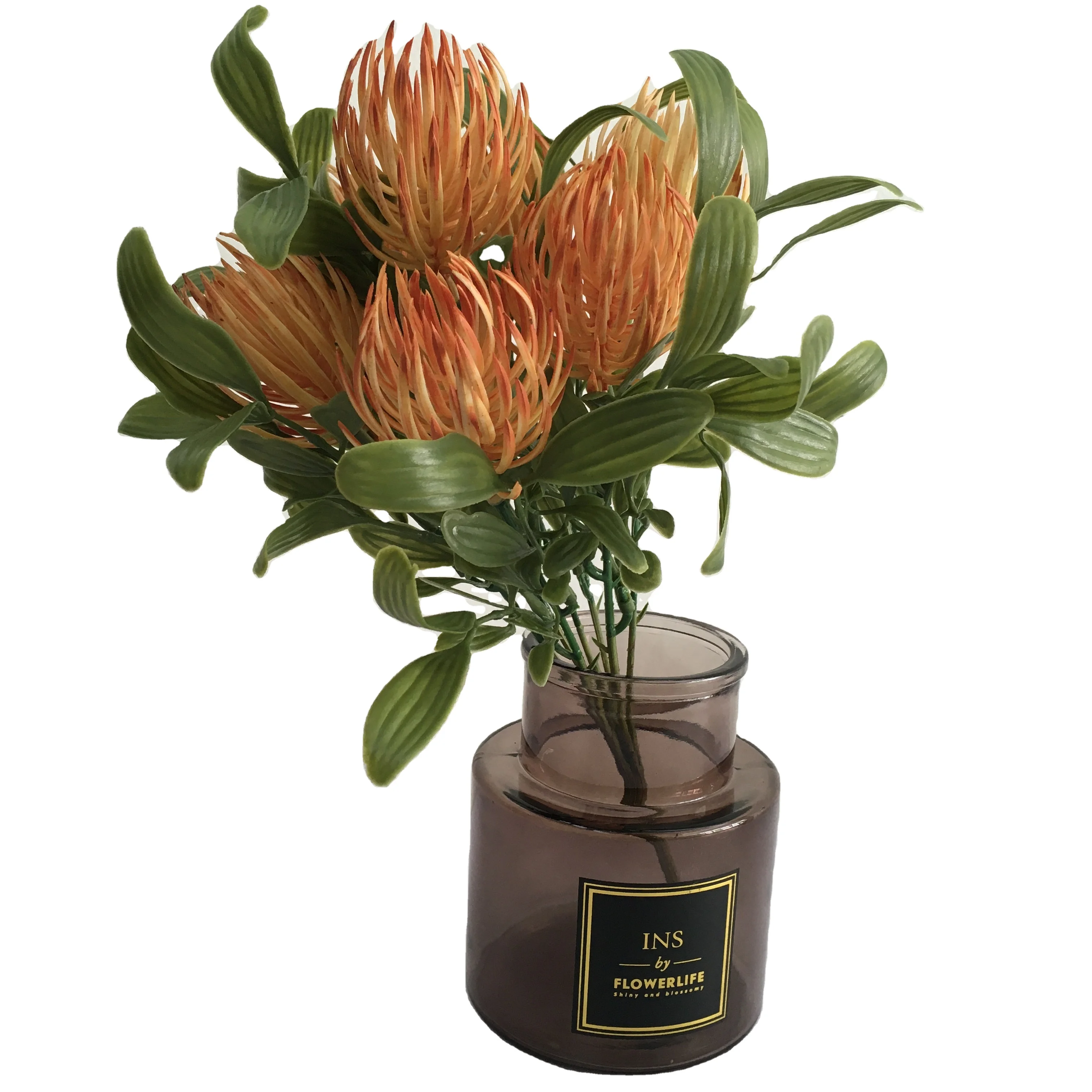 

Best quality promotional 5 heads of powdered Luohan colorful thorn grass, Customized