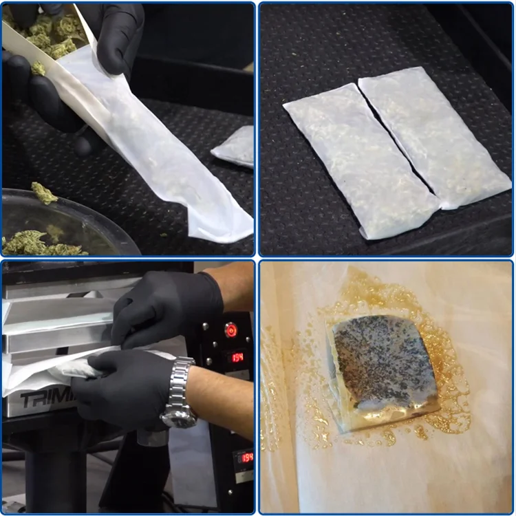 
Customize Package 25 30 35 45 90 120 160 220 Micron Food Grade Clear Nylon Rosin Press Filter Mesh Bags 
